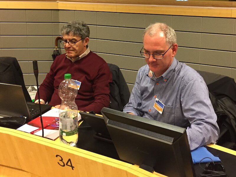Florian Berberich (JÜLICH) and Sergio Bernardi (CINECA) at the launch of PRACE 3IP launch