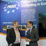 Networking at the PRACE ISC 2017 booth