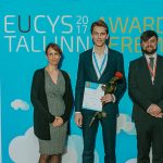 EUCYS 2017 PRACE award winner Adomas Paulauskas (in the middle)
