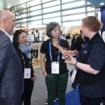 Networking at the PRACE booth at ISC 2017