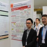 Daichi Mukunoki PRACE ISC 2017 Award winner in front of his poster at ISC 2017