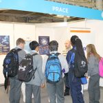 PRACE booth with visitors at EUCYS 2018