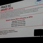 PRACE ISC Award 2016 James King