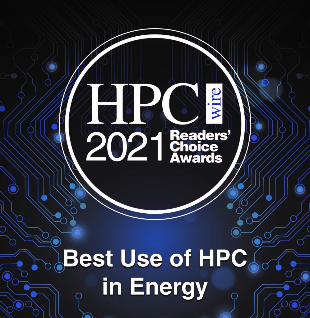 HPC Wire Readers' Choice Awards Best Use of HPC in Energy