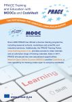 Fact Sheet-PRACE Training and Education with MOOCs and CodeVault