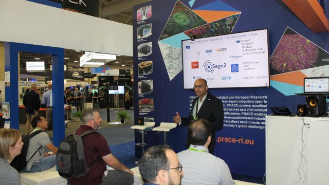 Mini presentation at the PRACE booth at SC18 by Sai Narasimhamurthy