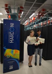 Summer of HPC 2016 Award Winners Marta Čudova(HPC Ambassador Award), Anurag Dogra (Best Visualisation Award )