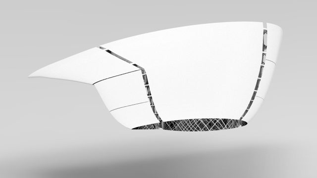 Simulation of an airplane wing